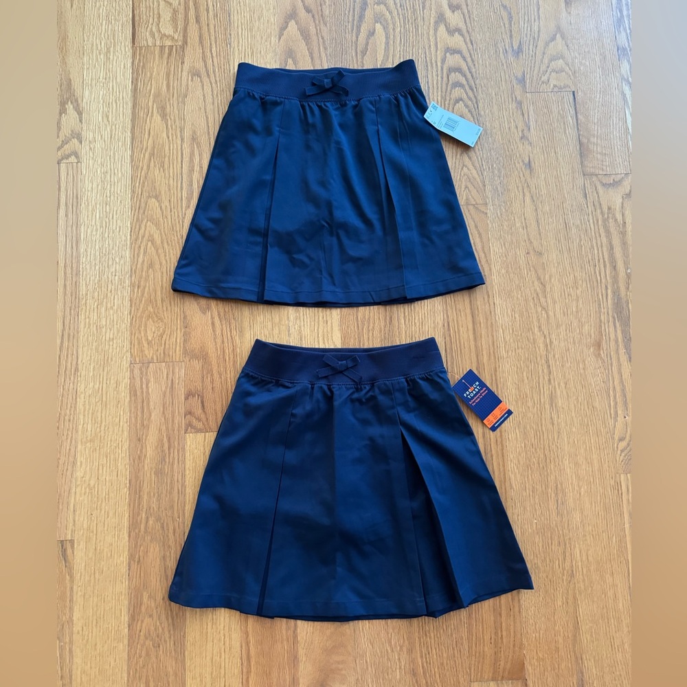 NWT! 2 French Toast Size 10 Kick Pleat Scooter Skorts